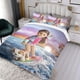 thumbnail image 3 of Muñeca American Girl Conjunto de sábanas temático, trío de piezas, cómodo y amigable con la piel, diseño único, regalo de decoración para el hogar para familiares, amigos y fans,135cm *200cm, 3 of 6