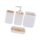 thumbnail image 2 of Juego De Accesorios De Ba?o De 4 Piezas Práctico Para El Ba?o Del Hogar Del Apartamento 010 Blanco, 2 of 5