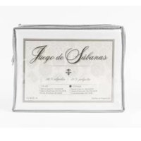 El Castillo - Juego Sábana 144 Hilos Blanco 1,5 Plazas