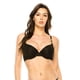 thumbnail image 1 of Sostén Push Up Cc Clothing Terciopelo Negro Mujer, 1 of 5