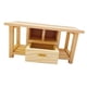 thumbnail image 4 of Mesa auxiliar de madera Simualtion con cajón, modelo de mesa de té hecha a mano para muebles de casa de muñecas 1/12, modelo de decoración de jardín, 4 of 5