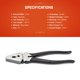 thumbnail image 5 of Herramienta para vallas con botones Pliers Crescent de 8 pulgadas 10008VN-05, 5 of 7