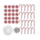 thumbnail image 2 of Decoraciones Para árboles De Navidad Candy Cane Muleta Colgantes Encanto Para Vacaciones 35 Mm Rojo Blanco, 2 of 5