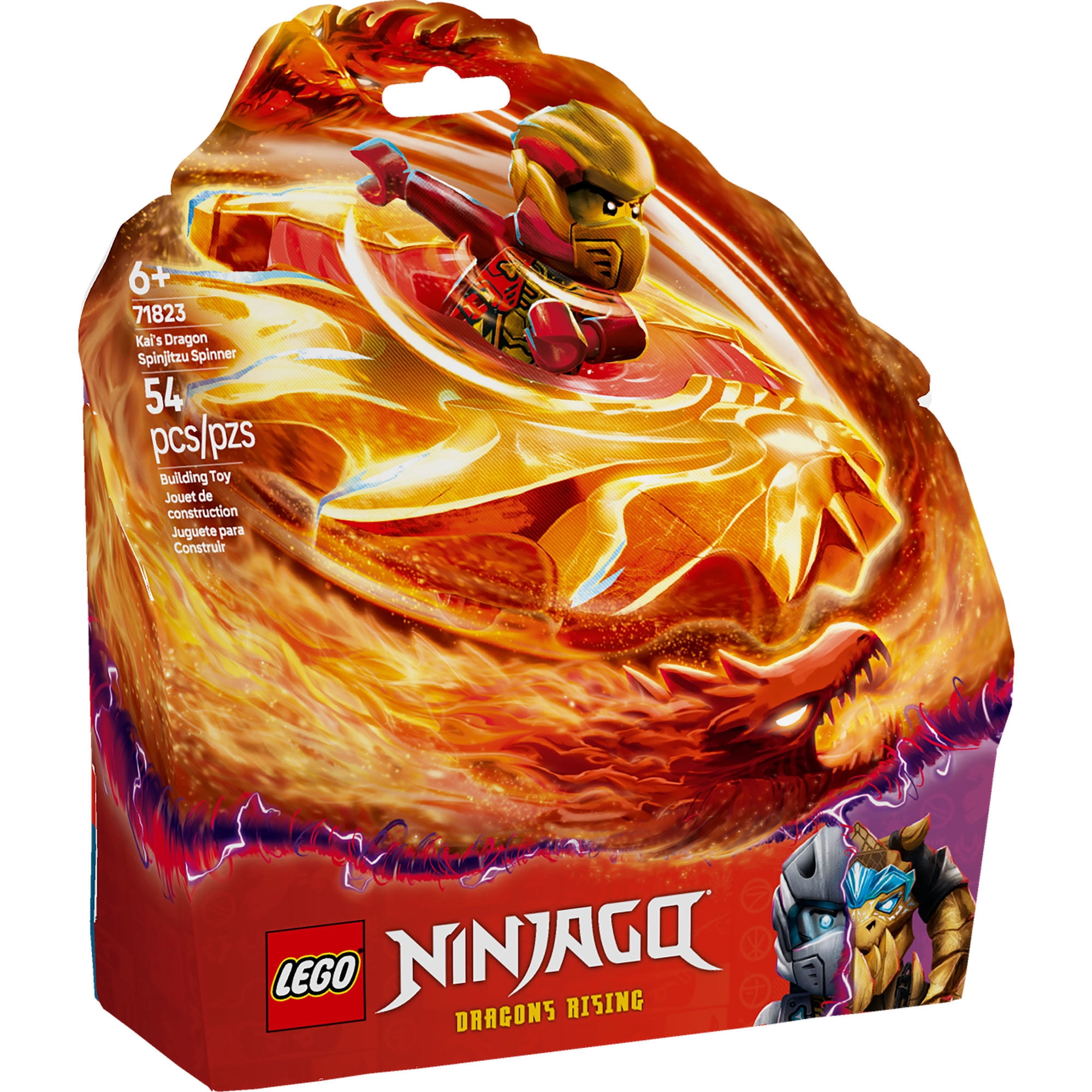 Bloques de construcción Spinner de Spinjitzu Del Dragon de Kai