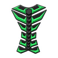 Magideal - Calcomanía Protectora Para Tanque De De Motocicleta, 3D, Fácil De Instalar, Duradera, Decorativa, Accesorio Esencial, Calcomanía De Espina De Verde