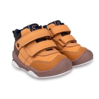 Pillin - Botín Bebé Niño Con Doble Velcro Amarillo