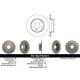 thumbnail image 2 of Disco Freno para auto Mercedes Benz E320 1996-2003 Trasero, 2 of 2