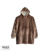 Poleron Manta Sherpa Beige Snuzz Loungewear 1 Un