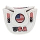 thumbnail image 1 of Funda para cabeza de putter de mazo de golf, funda para palo de golf, forro cómodo, funda envolvente Blanco, 1 of 5