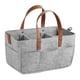thumbnail image 2 of Bolsa De Pañales Para Bebés De Tela De Fieltro Compartimento Organizador De Productos Para Bebés Liviano Gris Claro, 2 of 5
