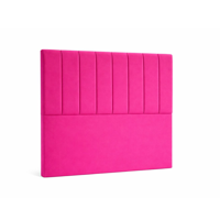 Respaldo 1.5 Plazas Fucsia Felpa Tapizado Premium | Diseño Moderno Lore Spa