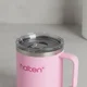 thumbnail image 4 of Termo Mug Café 450 ml Acero Inoxidable Halten Funny Rosa Claro, 4 of 5
