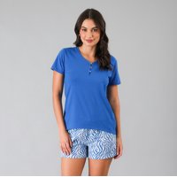 Set Top + Short Flores Mujer 33848-244