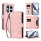 thumbnail image 1 of Funda Cartera Mariposa para [Xiaomi Redmi Note 14 Pro 4G] con Soporte y Cremallera Rosa, 1 of 6