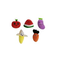 Defensor - Packs De 5 Peluches Para Tu Mascotas De Frutas Y Verduras.