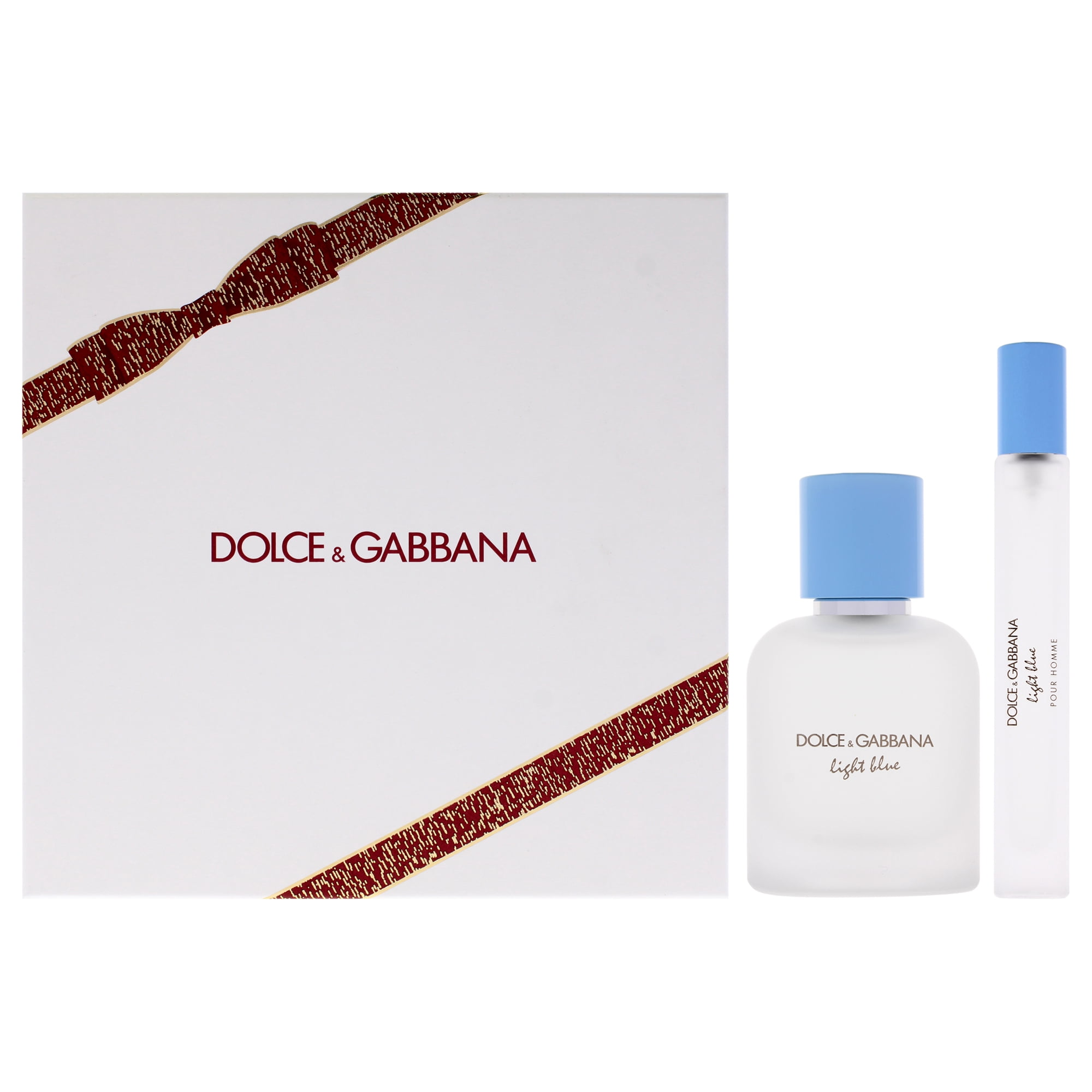 Set De Regalo Perfume Dolce And Gabbana Light Blue Edt 50ml Y 10ml Hombre