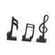 thumbnail image 5 of Escultura De Resina De Adorno De Símbolo De Música Creativa De 3 Uds Para Recuerdos De Oficina Negro, 5 of 5