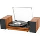 thumbnail image 3 of Tocadiscos WOCKODER Vintage para vinilo con altavoces rojo, 3 of 3