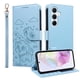 thumbnail image 1 of Funda Cartera para Samsung Galaxy A35 5G Perro Cachorro Grabado con Tarjetas Soporte Correa Azul, 1 of 6