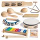 thumbnail image 1 of Set de instrumentos musicales MUSICUBE de madera, 13 piezas y xilófono de 13 teclas, 1 of 3