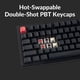 thumbnail image 4 of Teclado mecánico inalámbrico Keychron Q6 Max RGB con switches rojos, 4 of 9