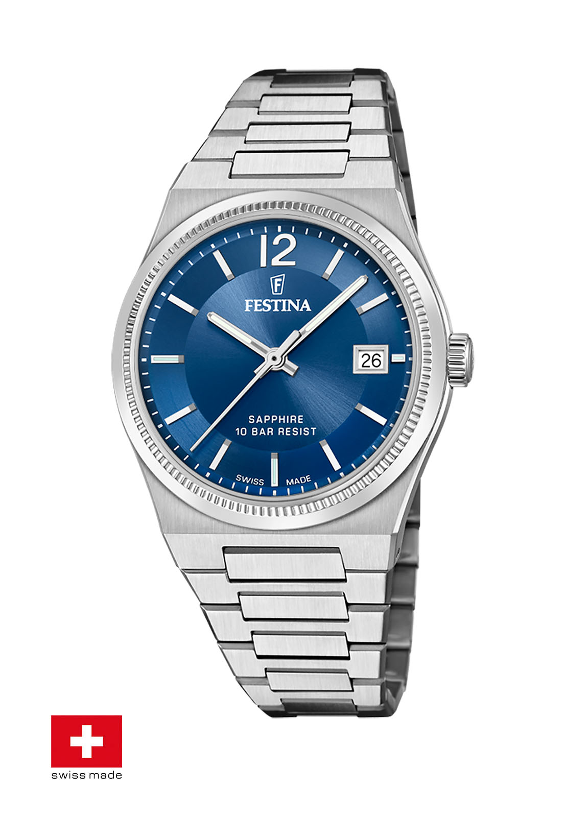 Reloj F20035/4 Festina Swiss Azul Mujer My Swiss Time