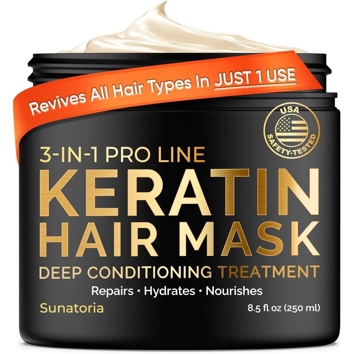 Sunatoria - Mascarilla Capilar Keratina 250 Ml Reparadora