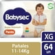 thumbnail image 2 of Pañales Babysec Pants Súper Premium XG, 64 Un, 2 of 2