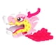 thumbnail image 1 of Kits De Materiales DIY, Decoración De Utilería, Dragón De Papel Hecho A Mano Para Fiesta, Festival De Primavera, Rosa, 1 of 5