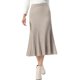 thumbnail image 1 of INSPIRE CHIC Falda Maxi de Punto para Mujer con Cintura Alta Elástica, Falda Plisada Suave a Rayas Casual S Camel, 1 of 6