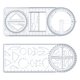 thumbnail image 5 of Plantilla De Dibujo De Matemáticas De Regla Geométrica De 2 Uds Para Carpintería, 5 of 5