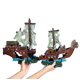 thumbnail image 5 of Decoración para acuario UNEAK Naufragio de barco pirata 48 cm, juego de 2 piezas de resina, 5 of 6