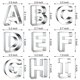 thumbnail image 2 of Cortador de Galletas Xzhloym 10 cm – Set de 26 Letras del Alfabeto, 2 of 6