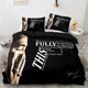 thumbnail image 1 of ed Tupac Shakur Rapper Pac Bedding Set Boys Girls Twin Queen Size Duvet Cover Pillowcase Bed Kids AdultBed Sheets, 1 of 5