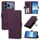 thumbnail image 1 of Funda Billetera Delgada para iPhone 17 Pro Max con Ranuras y Soporte Morado oscuro, 1 of 6