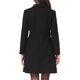 thumbnail image 3 of INSPIRE CHIC Abrigos de Invierno para Mujer Elegantes con Botonadura Simple, Cuello en Punta, Manga Larga, Abrigo Medio para Oficina, Talla XL, Negro, 3 of 6