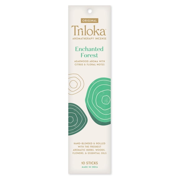 Incienso Triloka Enchanted Forest de agarwood, 10 varillas