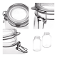 thumbnail image 2 of Frasco tarro canister hermético grande 3800 ml con tapa, 2 of 3