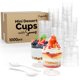 thumbnail image 1 of Vasitos de postre Exquisite 1000 unidades 60 ml con cucharas, 1 of 7