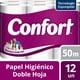 thumbnail image 1 of Papel Higiénico Mega Doble Hoja 50 m., 12 Un, 1 of 2