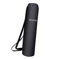 Ioensy - Bolsa Para Esterilla De Yoga, Bolsa De Gimnasio, Bolsa De Lona Para Esterilla De Fitness, Para Entrenamiento De Pilates, Color Negro, Talla M