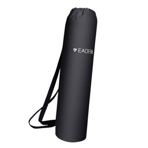 Ioensy - Bolsa Para Esterilla De Yoga, Bolsa De Gimnasio, Bolsa De Lona Para Esterilla De Fitness, Para Entrenamiento De Pilates, Color Negro, Talla M