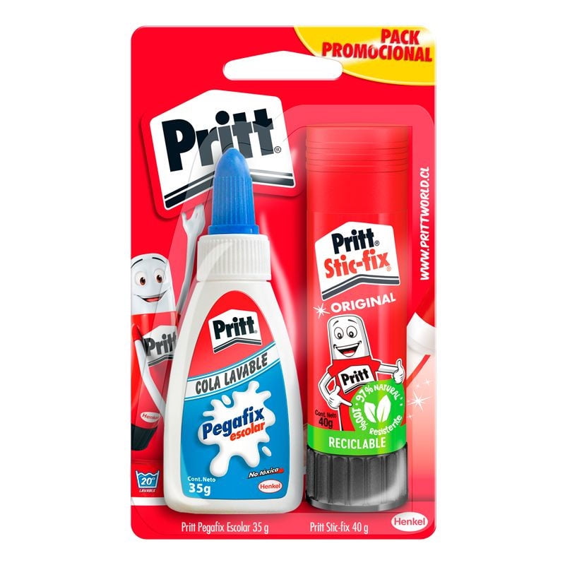 Pegamento Pritt Stic Fix En Barra 40 G + 35G