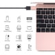 thumbnail image 3 of Adaptador BEYEE USB-C a USB 3.0, paquete de 2, color oro rosa, 3 of 8
