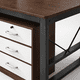 thumbnail image 3 of Escritorio En L Con 3 Cajones Y 2 Repisas Dark Wood, 3 of 8