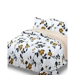 Genérico - Cubrecama Quilt Sherpa King 250X270 16