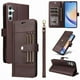 thumbnail image 5 of FOXDOCK Funda tipo Cartera para Samsung Galaxy A35 – Cubierta de Cuero PU con Múltiples Ranuras, Bolsillo para Efectivo y Correa de Muñeca, 5 of 6