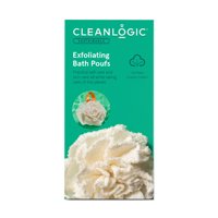 Clean Logic - Paño Pompón Para Ducha Exfoliante Y Eco-Sustentable