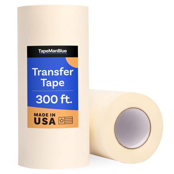 Cinta de transferencia Tape Man Blue Paper para vinilo, 12 cm x 91 m