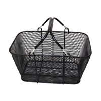 Ioensy - Cesta De La Compra Con Asas Cesta De La Compra De Alambre De Metal Para Tienda De Comestibles